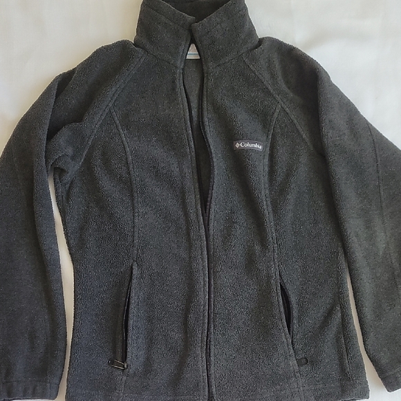Columbia Kids Gray Fleece Jacket - Picture 2 of 6